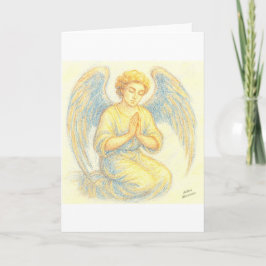 Angel i bön - Flat Helgdag Card Helgkort