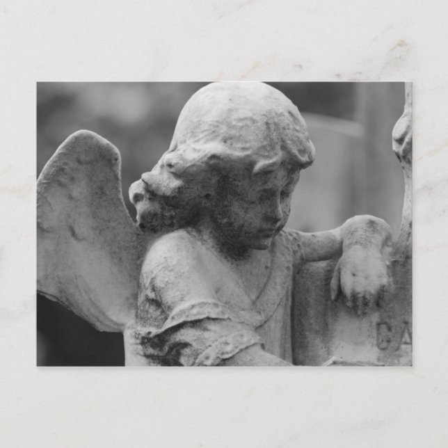 Angel i Cemetery Postcard Vykort (Framsida)