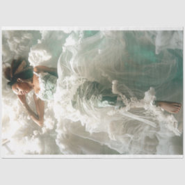 Angel i Clouds Decoupage