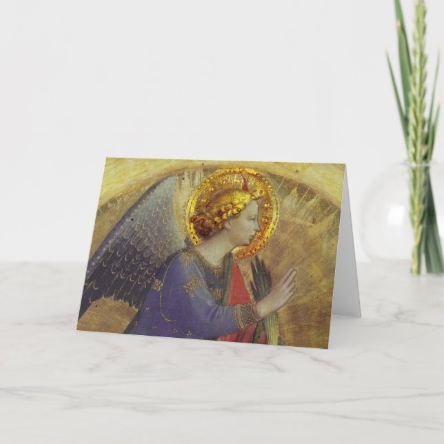 Angel i Guld Helgkort (Framsida)