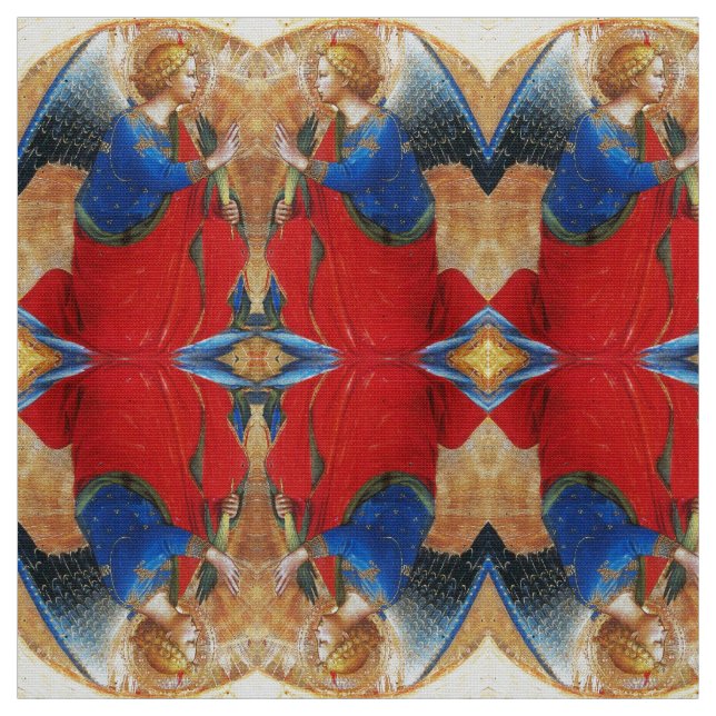 ANGEL I GULD RED OCH BLUE TYG (Provkarta)