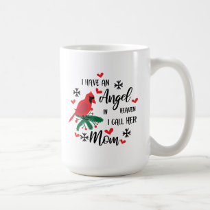 Angel i Heaven Mamma Memorial Kaffemugg