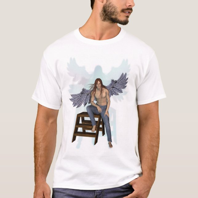Ängel i jeans t-shirt (Framsida)