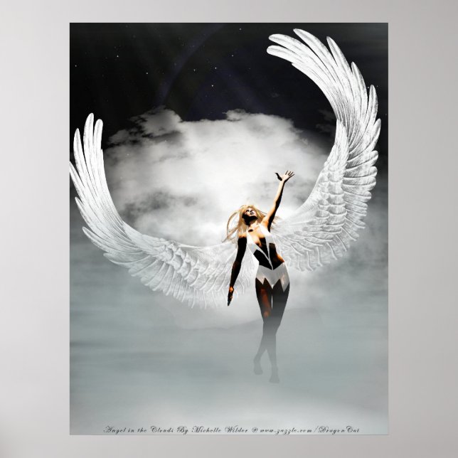 Angel i molnen av Michelle Wilder Poster (Framsidan)