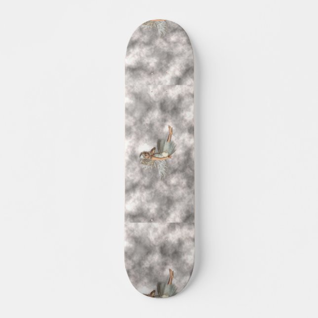 Ängel i molnen skateboard bräda 19,5 cm (Framsida)