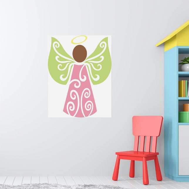 Angel i Rosa Poster (Skapare uppladdad)