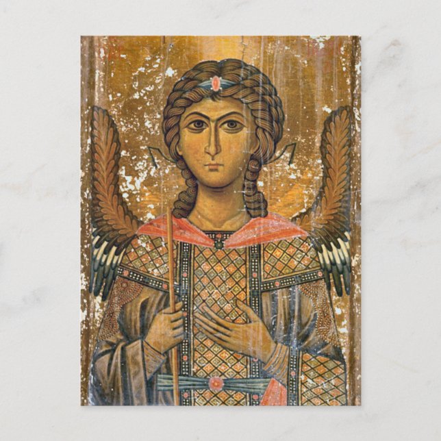 Angel Icon från Sinai Orthodox Christian Icon Vykort (Framsida)