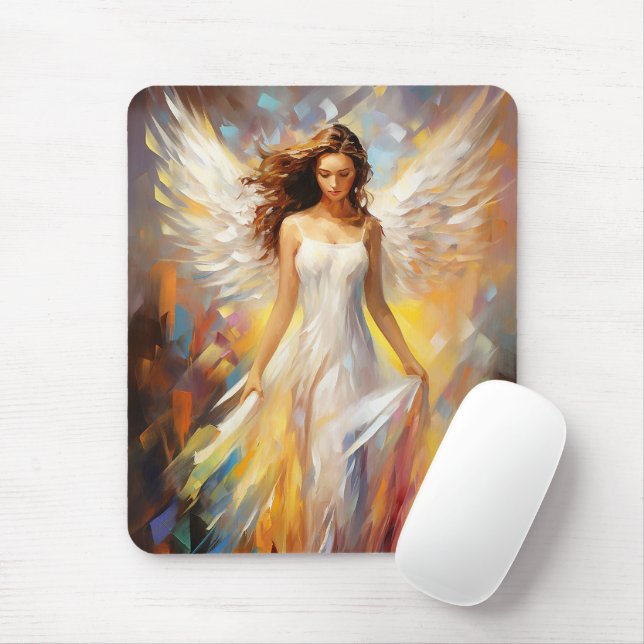 Angel Impressionist Art Musmatta (Med mus)