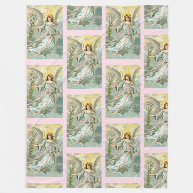 Angel in Blue Fleece Blanket (Framsidan)