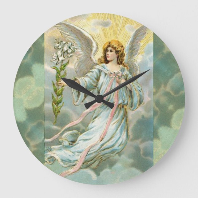 Angel In Blue  Stor Klocka (Framsida)