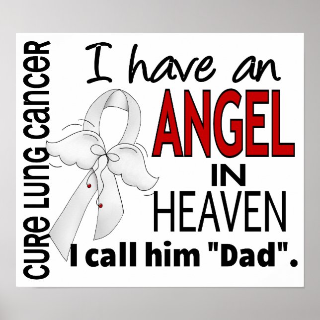 Angel in Heaven Pappa Lung Cancer Poster (Framsidan)