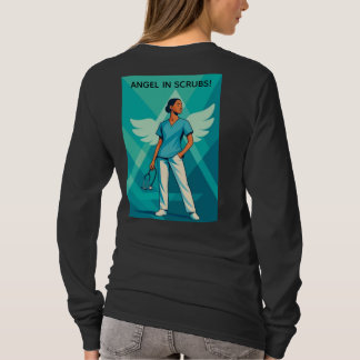 Angel in Scrubs/CNA-Nurse Women's T-Shire T Shirt