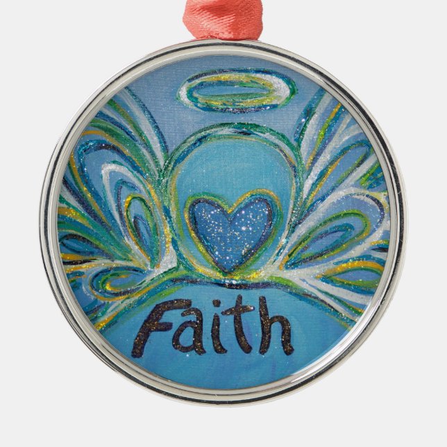 Angel inspirational Ord Faith Ornament (Framsidan)