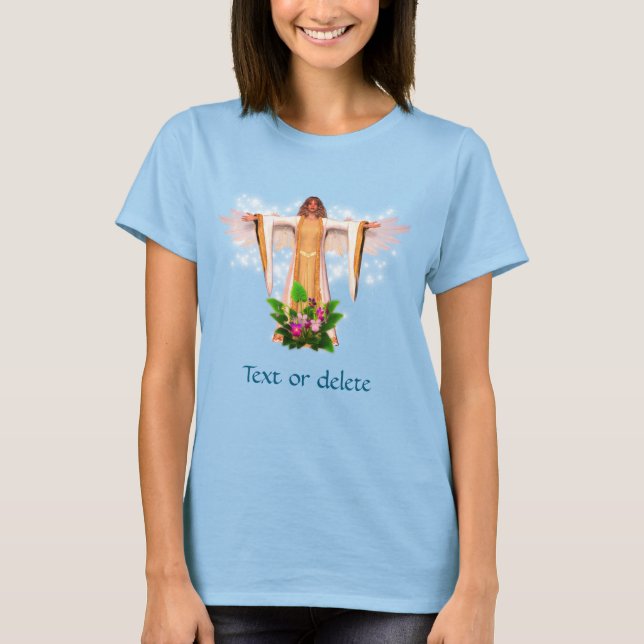 Angel Inspirational Personalized T Shirt (Framsida)