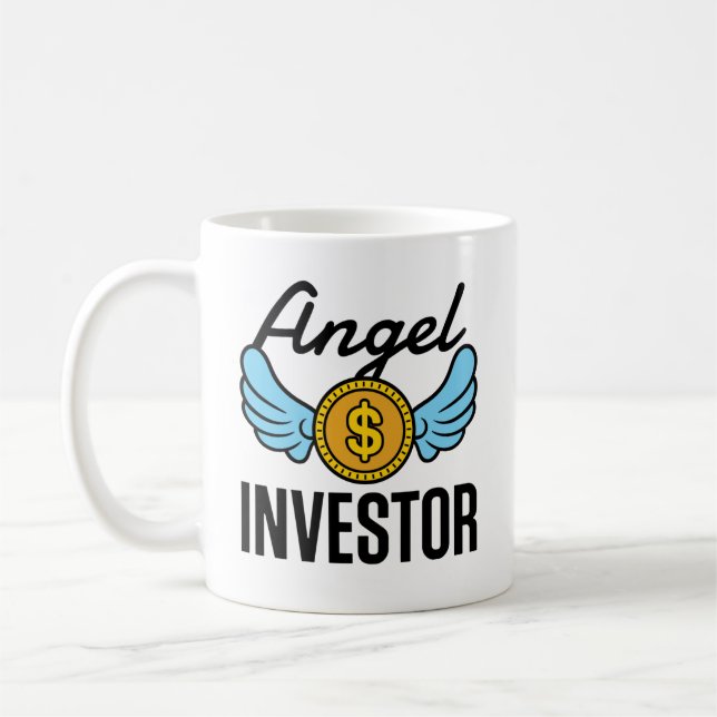 Angel Investor Investing Start Business Kaffemugg (Vänster)