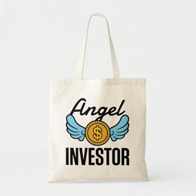Angel Investor Investing Start Business Tygkasse (Framsidan)