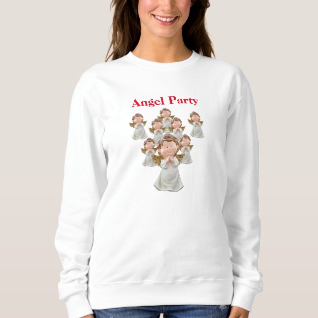 Angel Jul Dam T Shirt (Framsida)