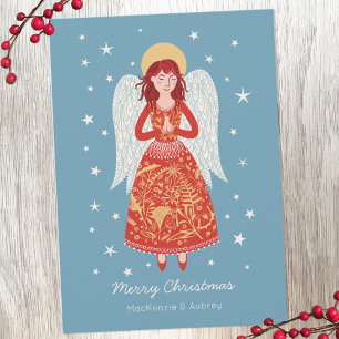 Angel Jul Julkort
