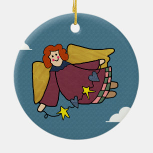 Angel Julgransprydnad Keramik