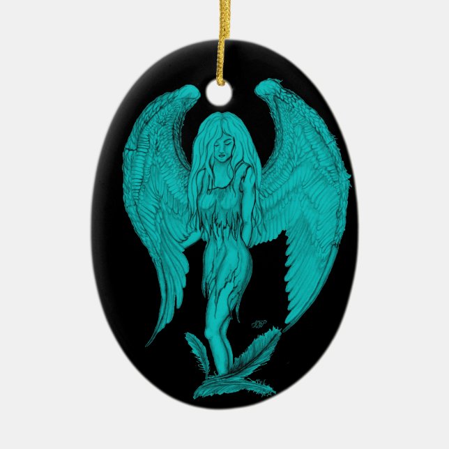Angel Julgransprydnad Keramik (Framsidan)