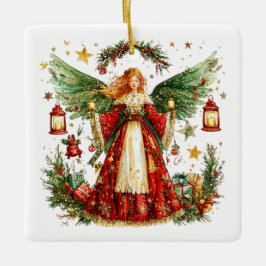 Ängel Julgransprydnad Keramik