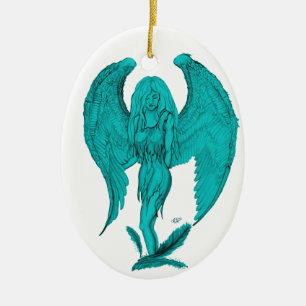 Angel Julgransprydnad Keramik