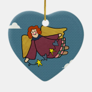 Angel Julgransprydnad Keramik