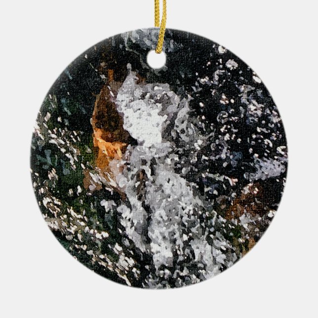 ANGEL JULGRANSPRYDNAD KERAMIK (Framsidan)