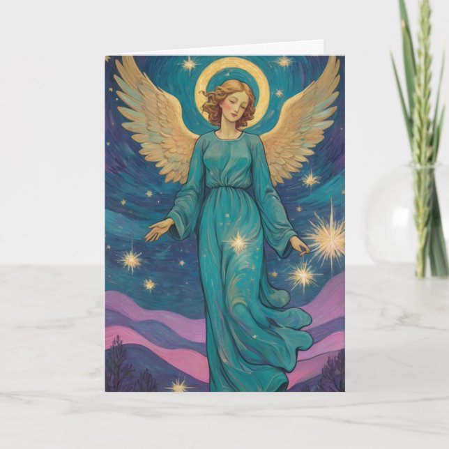 Angel-julkort - Anpassa din jour Kort (Framsida)