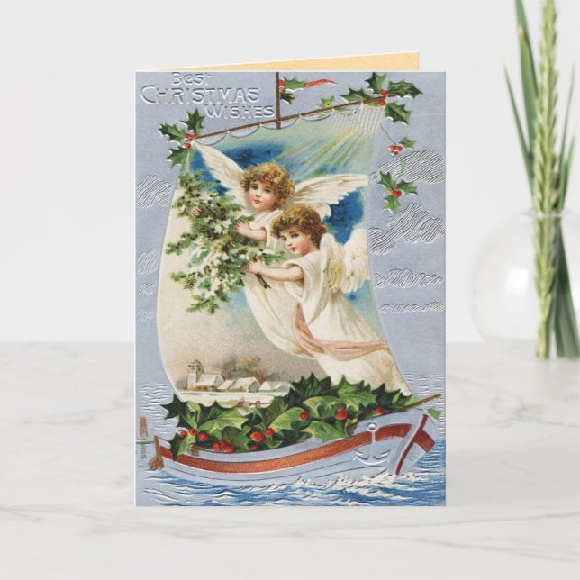 Angel-julkort Helgkort (Framsida)