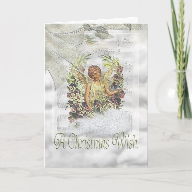 Angel-julkort Helgkort (Framsida)