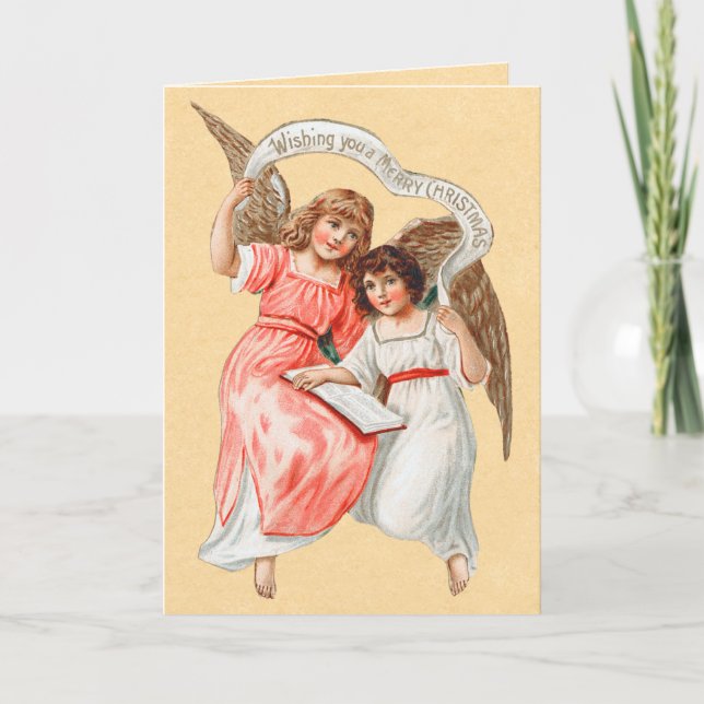 Angel-julkort Helgkort (Framsida)