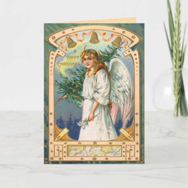 Angel-julkort Helgkort (Framsida)