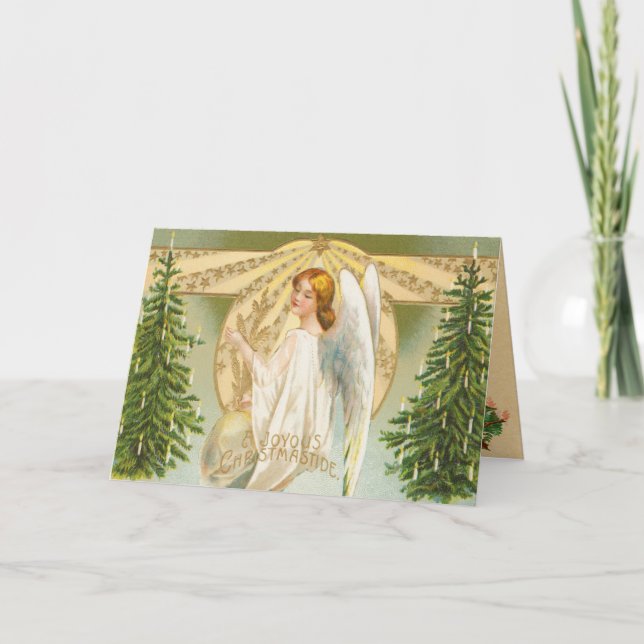 Angel-julkort Helgkort (Framsida)