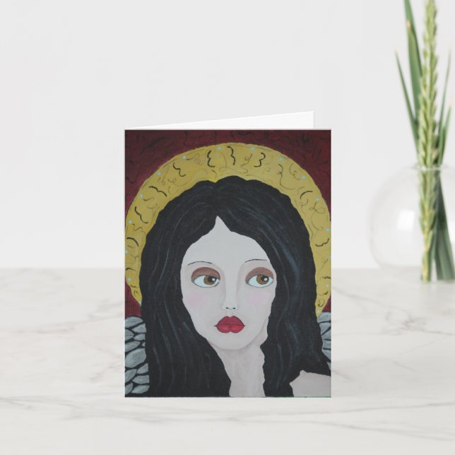 Angel-julkort Helgkort (Framsida)