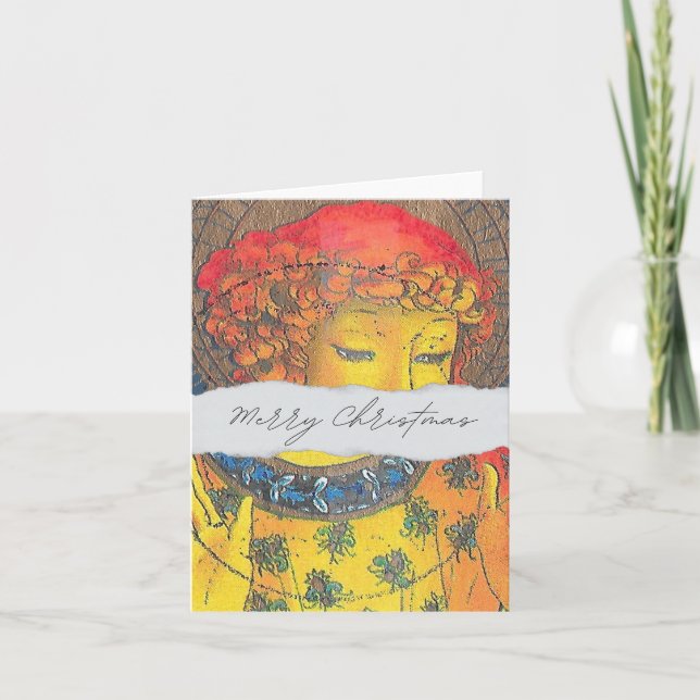 Angel-julkort Tack Kort (Framsida)