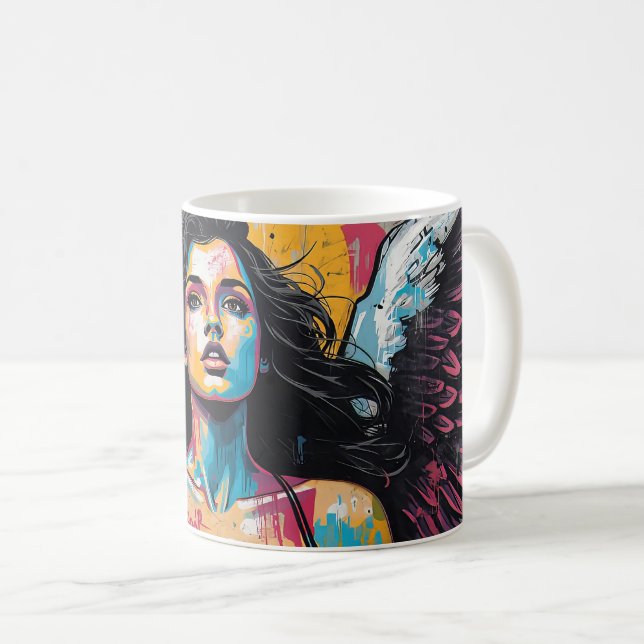 Ängel  kaffemugg (Framsida höger)