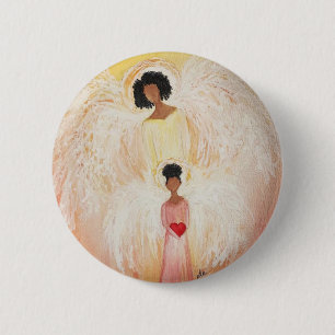 Angel Kärlek Button Knapp