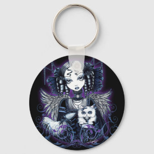 Ängel Keychain för Elizabeth vitperserkatt Nyckelring