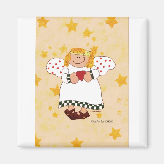 Angel - Kids Art för CHOC Magnet (Framsidan)