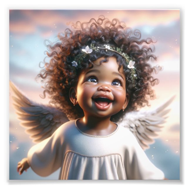 Angel Kidz Premium Satin Photo Papper Fototryck (Framsidan)