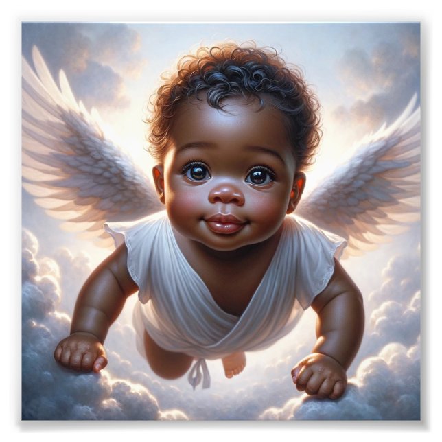 Angel Kidz Premium Satin Photo Papper Fototryck (Framsidan)