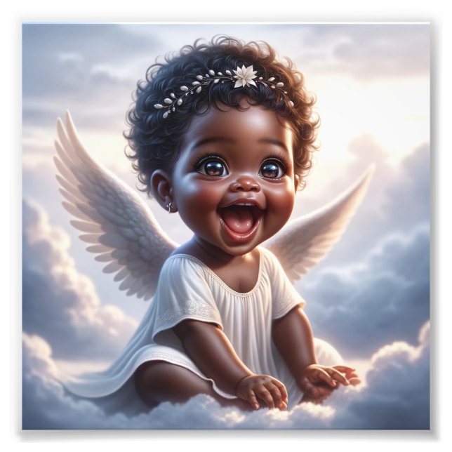 Angel Kidz Premium Satin Photo Papper Fototryck (Framsidan)