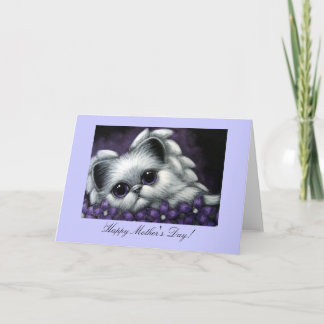 Angel Kitten Cat - Mors dag-kort Kort