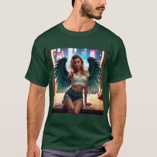 Angel-kvinna T Shirt