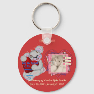ANGEL LANDON CHD AWARENESS Keychain Nyckelring