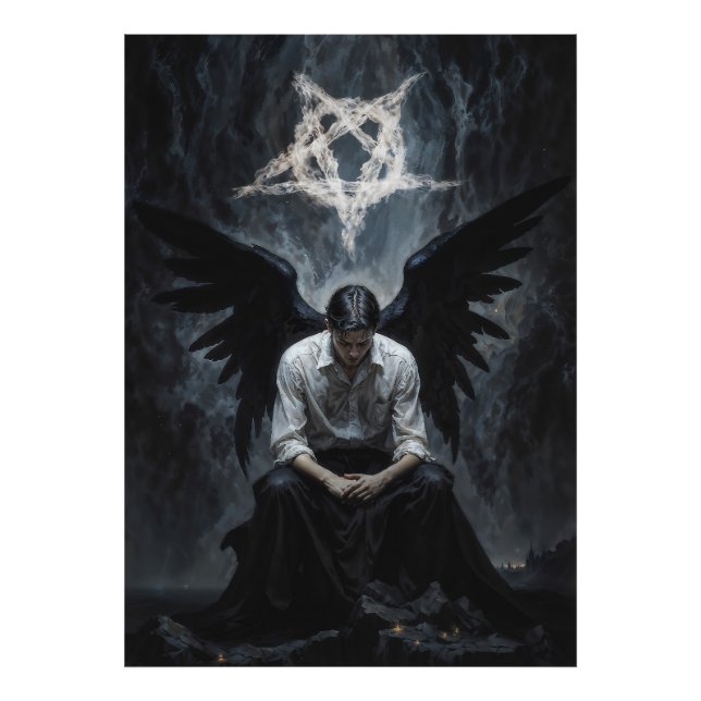 Angel Lucifer  Fototryck (Framsidan)