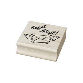 Angel Mail Rubber Frimärke Stämpel