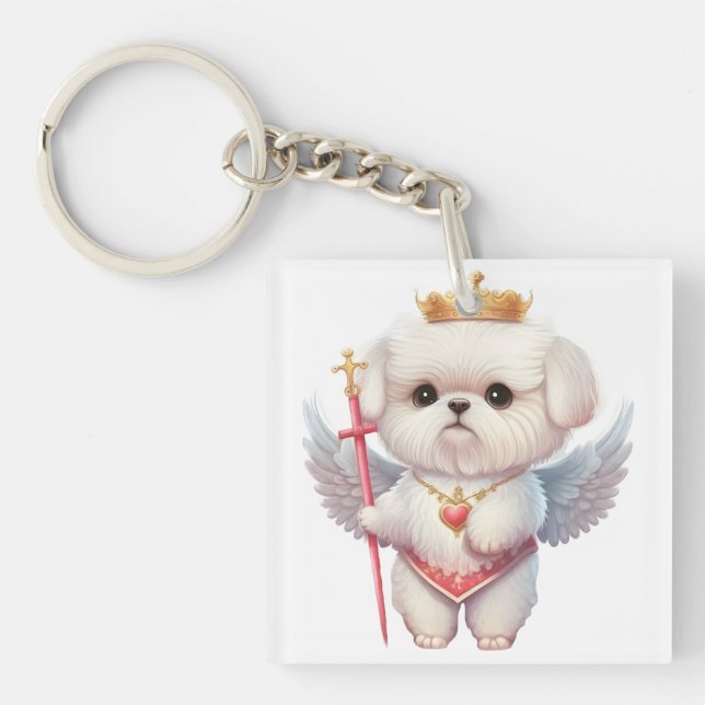 Angel Maltese Puppy, Maltes hundälskare och ägare (Framsidan)