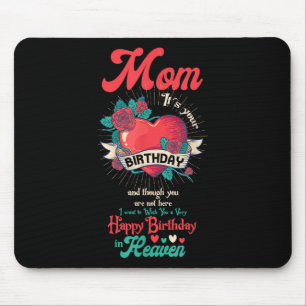 Angel Mamma Grattis på födelsedagen i Heaven Memor Musmatta